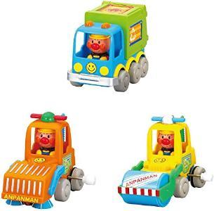 日本ANPANMAN 麵包超人 上鍊工程車 (3歲以上)